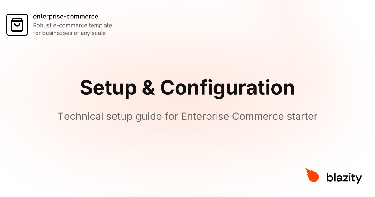 Setup & Configuration